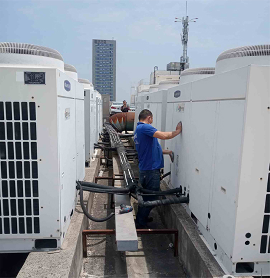 高阳中央空调制热和不制冷系统维修方法